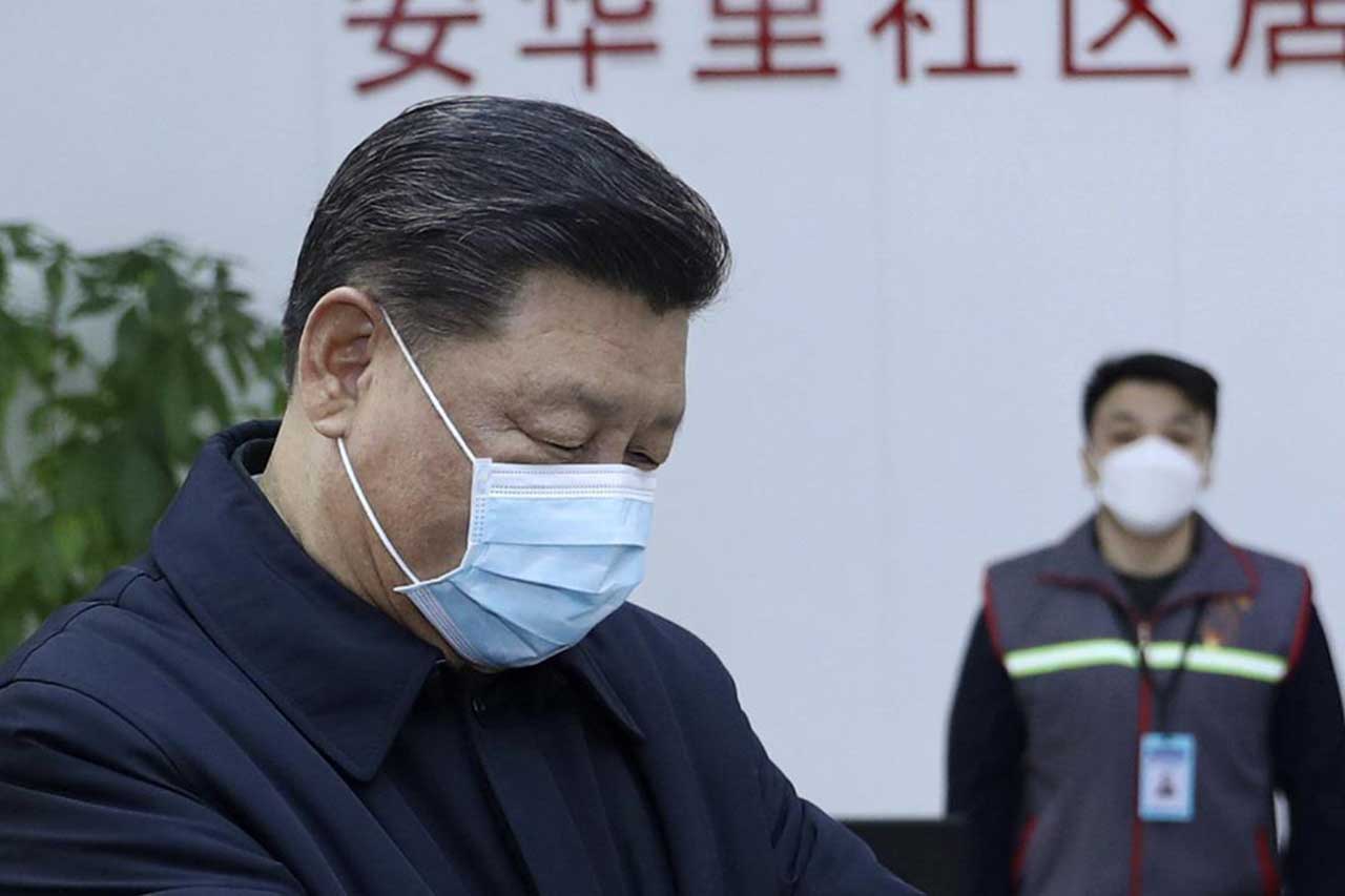 MASCHERINE AMARE PER XI JINPING